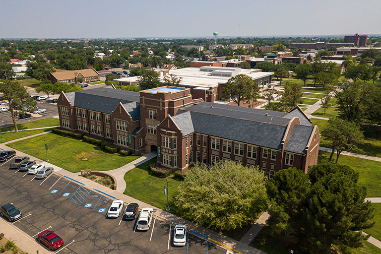 Administration Building Aerial Photo