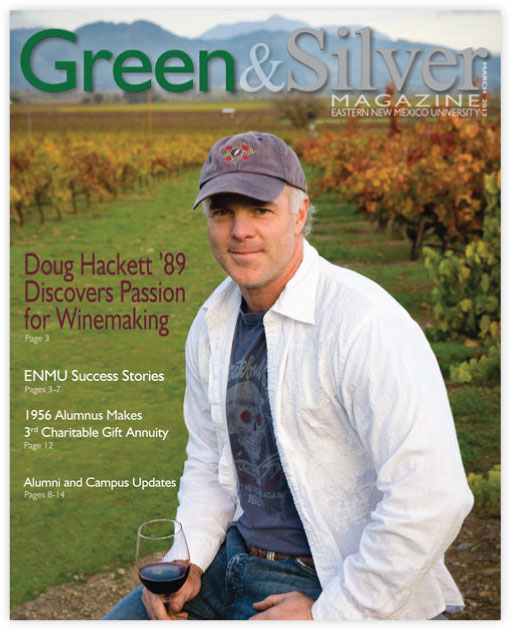 Cover of Green & Silver Magazine for 2013 March
