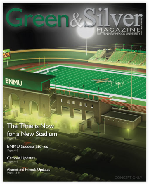 Cover of Green & Silver Magazine for 2013 Nov