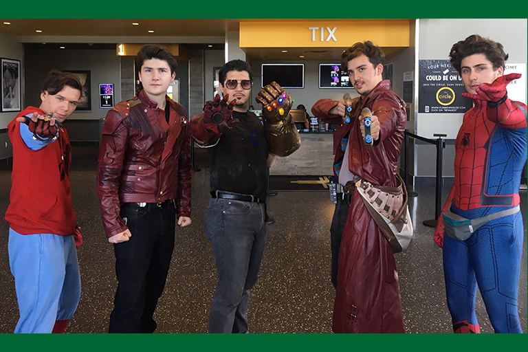 Dillon Korte, an ENMU student, shares suggestions on superhero movies to binge during the break. He is pictured here as Star-Lord.