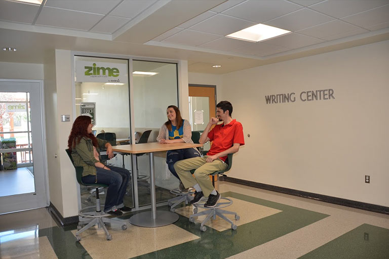 ENMU Students at the Writing Center
