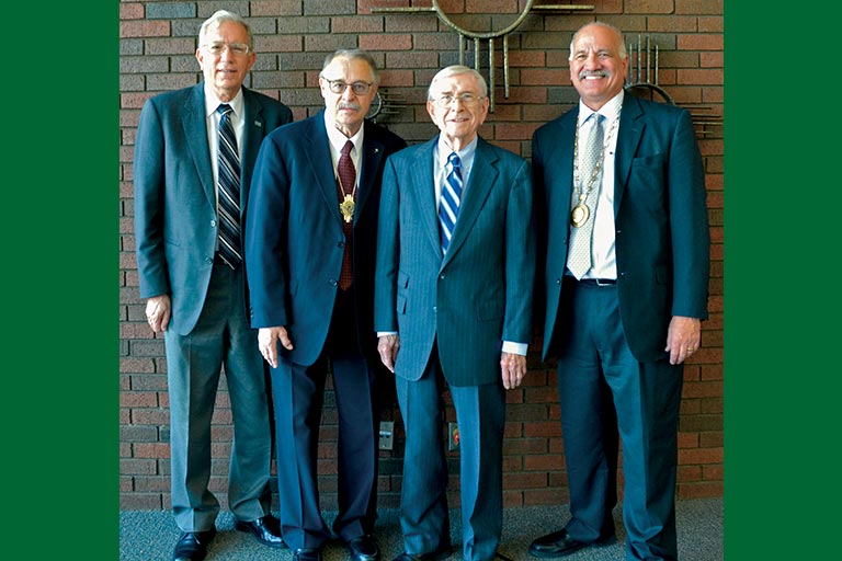 Dr. Steven Gamble, Dr. Everett Frost, Dr. Robert Matheny and Dr. Jeff Elwell