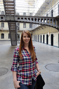 photo Erin at Kilmainham Gaol in Ireland