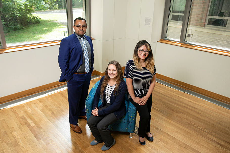 (L-R) Dr. Omar Camarillo, Xandra James and Cecilia Torres.