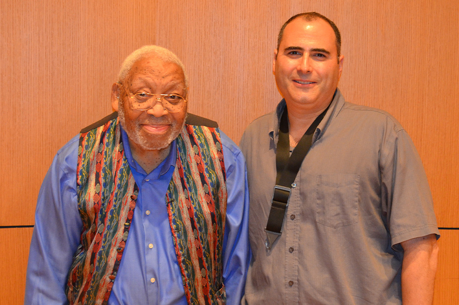 Ellis Marsalis and Dr. Richard Andrew Schwartz