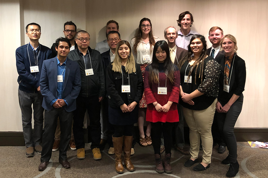 ENMU students and faculty at the New Mexico Academy of Science Research Symposium.