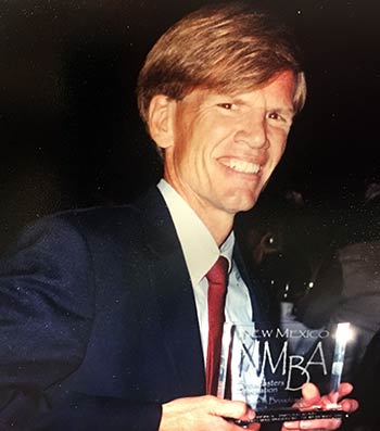 elder with award