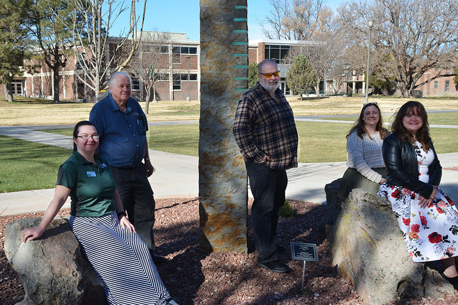 (L-R) Regina Bouley Sweeten, Gene Bundy, Richard Baysinger, Karen Nelson and Christy Ruby.