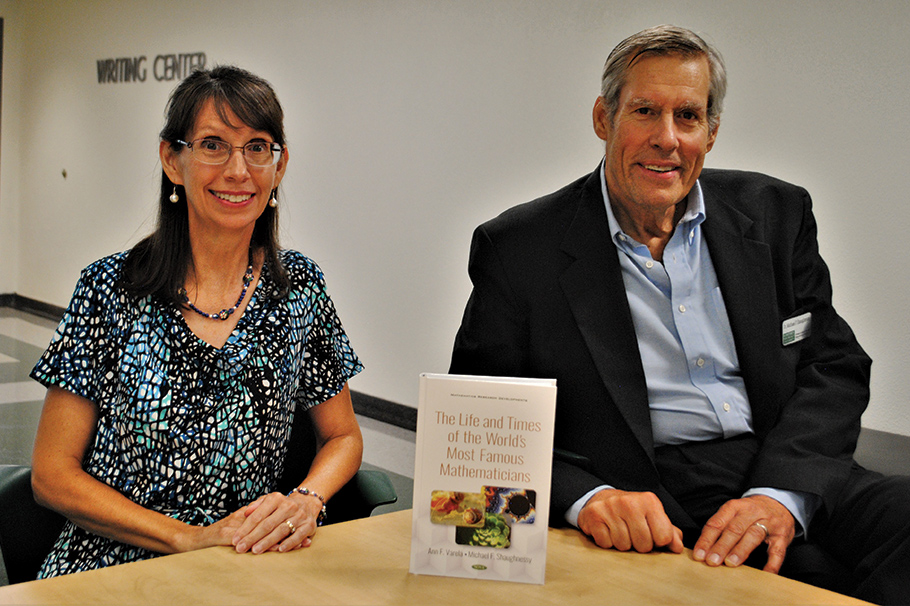 Mrs. Ann F. Varela and Dr. Michael F. Shaughnessy (Photo by Dillon Korte)