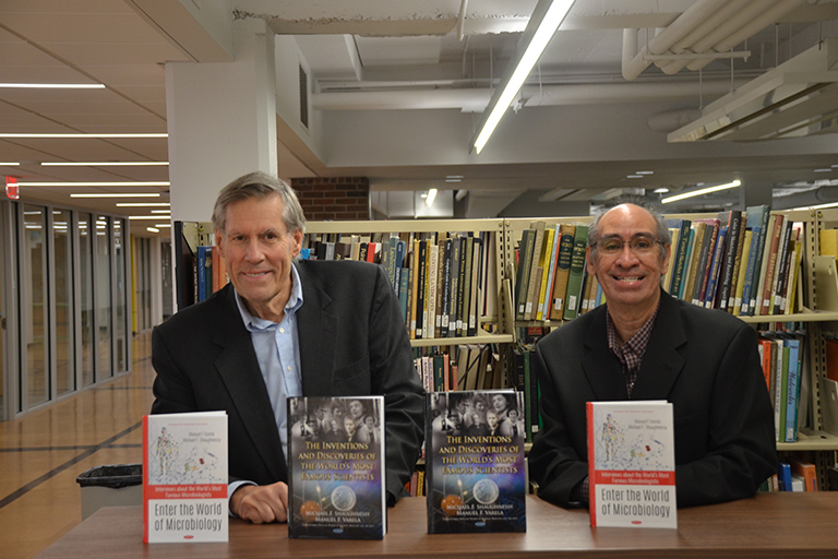 Dr. Michael Shaughnessy and Dr. Manuel Varela (Photo by Jonathan Elkins)