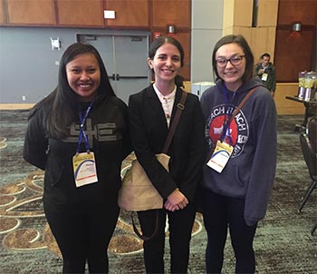 students at entomological conference