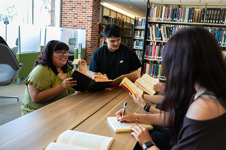 Students at the Golden Student Success Center