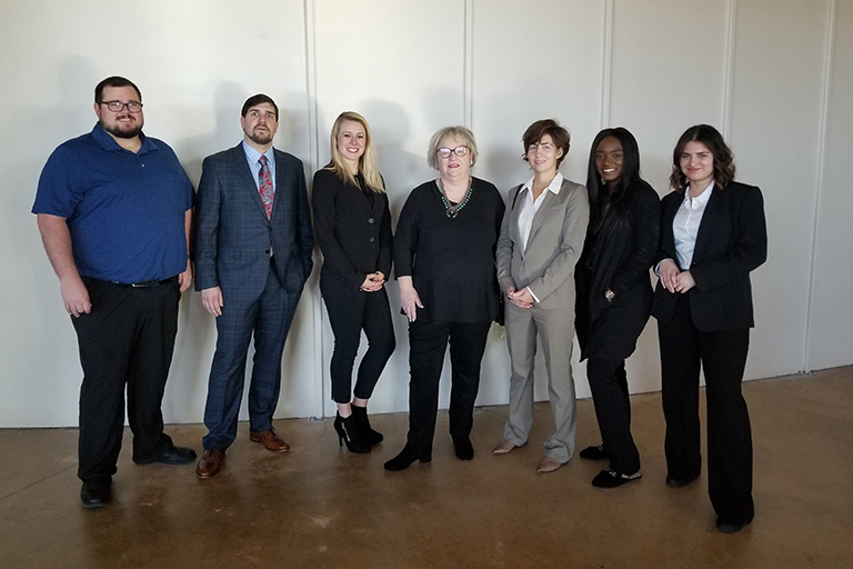 Dr. Corey Cole, Brandon Smith, Hannah Morgan, Dr. Debra Stone, Jennifer Ervin, Maijah Mathis, and Yacaranday De La Torre