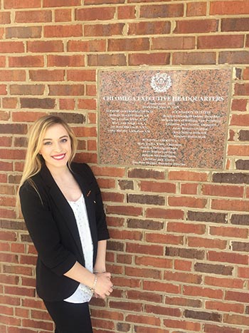 deanna at chi omega headquarters