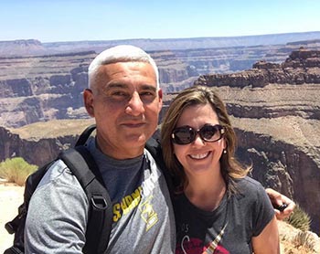 dr pacheco with husband at grand canyon