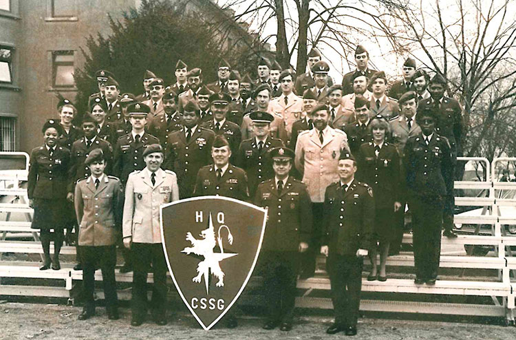 gretchen centag nato group photo 1983