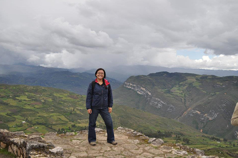 Jessica Onsurez touring Keulap National Park in Amazonas province, Peru, during a break from Peace Corps duties.