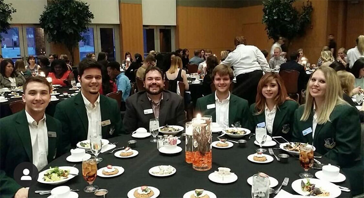 justin banister with presidents ambassadors