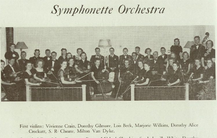 lois with symphonette orchestra