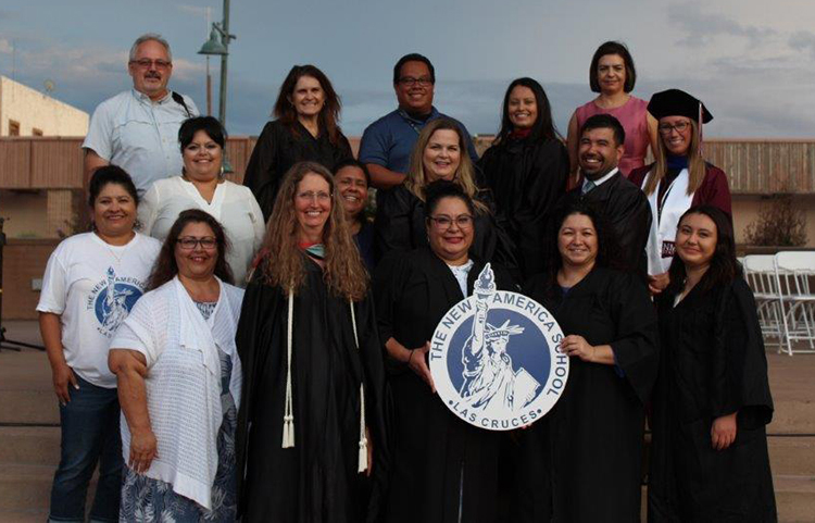 lorynn guerrero with coworkers