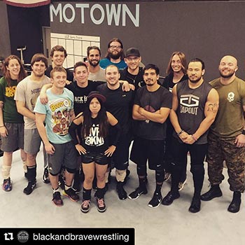 marieelena with wrestling group
