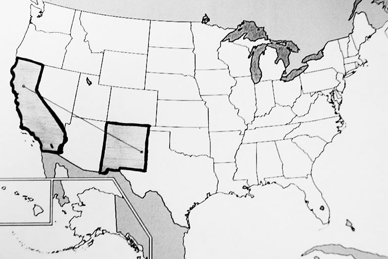 Map of the United States