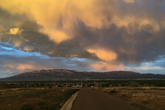 sandias outer view