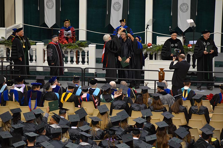 ENMU Students at Graduation