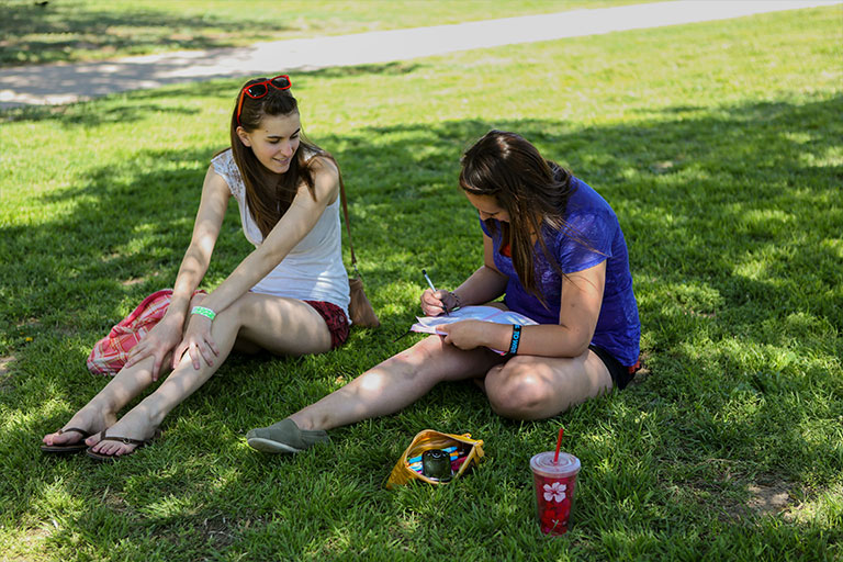 Students Studying