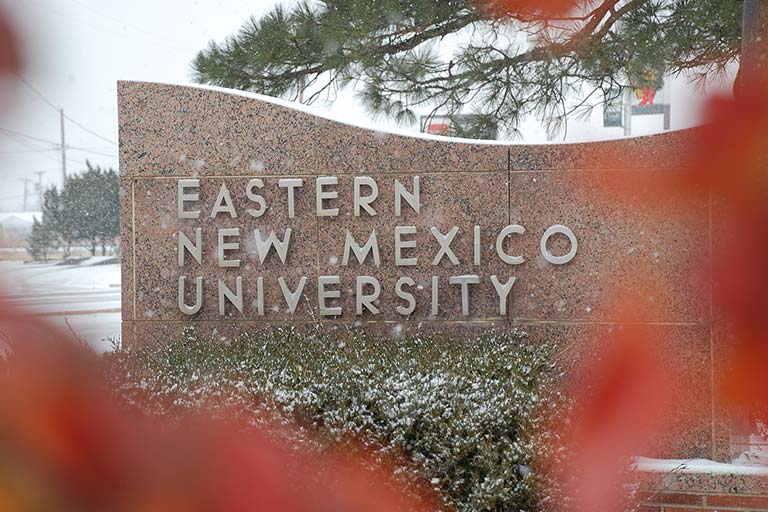 Winter at ENMU