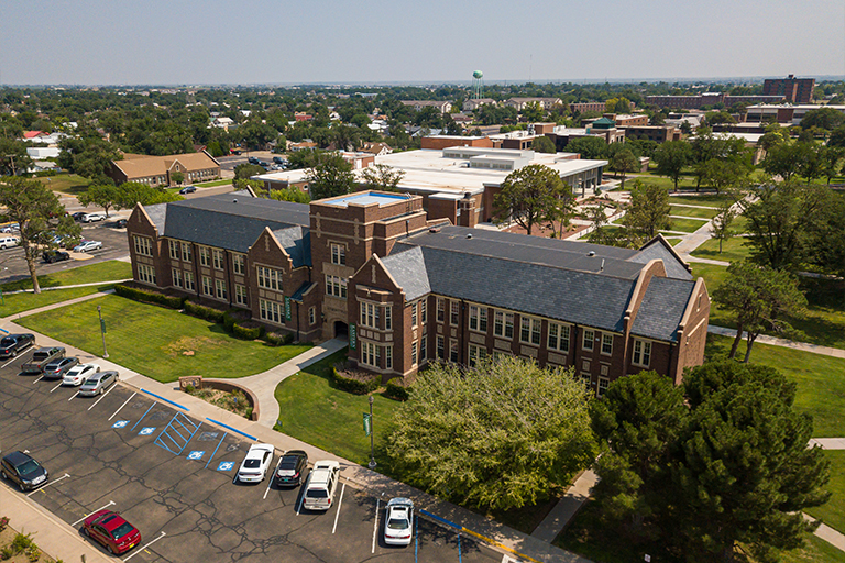 Administration Building Aerial Shot