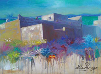 alla parsons artwork color of medina