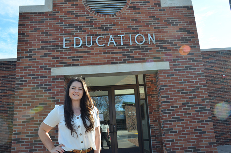 brittany gardner at education building