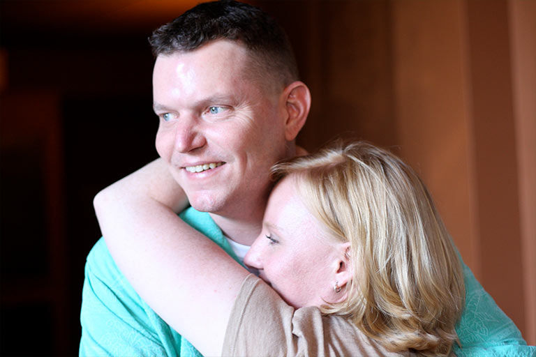 Dr. Charles Broz and Melissa Broz on their wedding day.