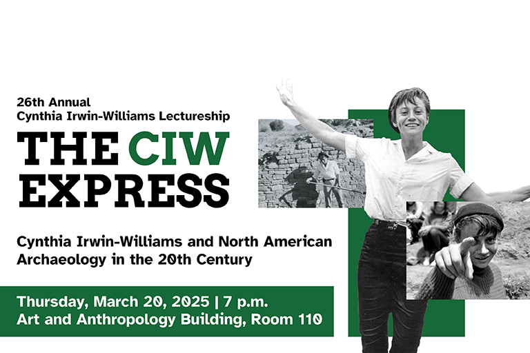 Cynthia Irwin-Williams Lectureship Graphic