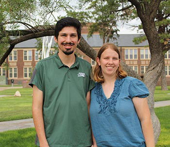 david sanchez with his wife