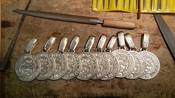 greg crafted medallions for regents