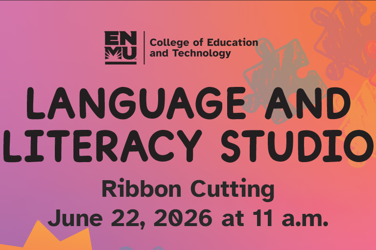 language and literacy studio ribbon cutting on June 22, 2026 at 11 a.m.