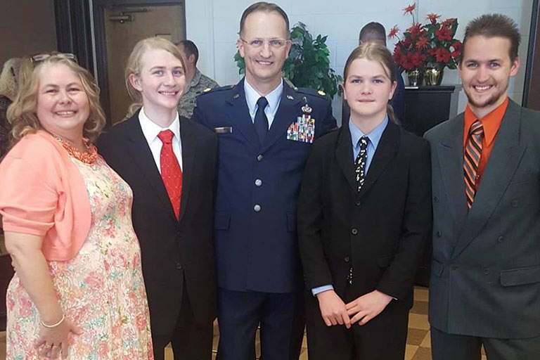 Matthew Barnes and His Family