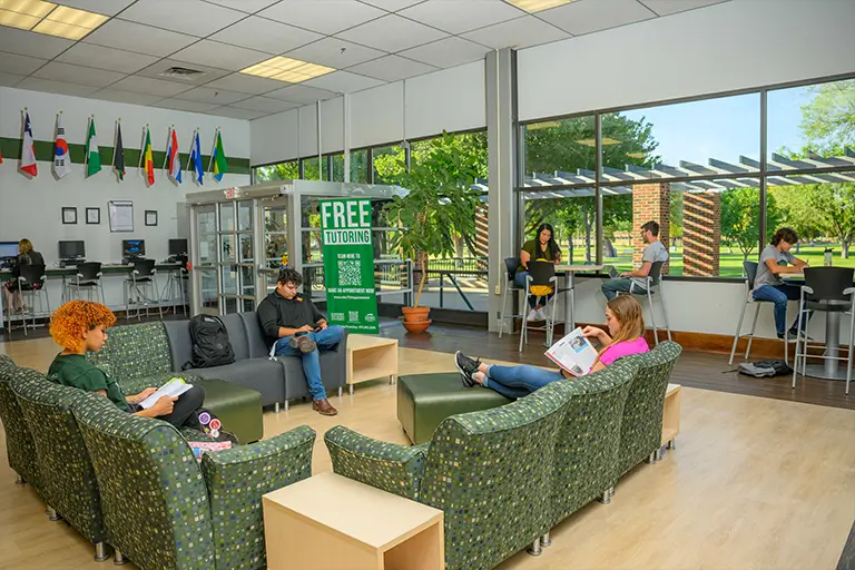 Students in the Campus Union