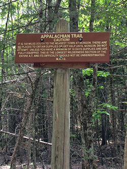 trail sign