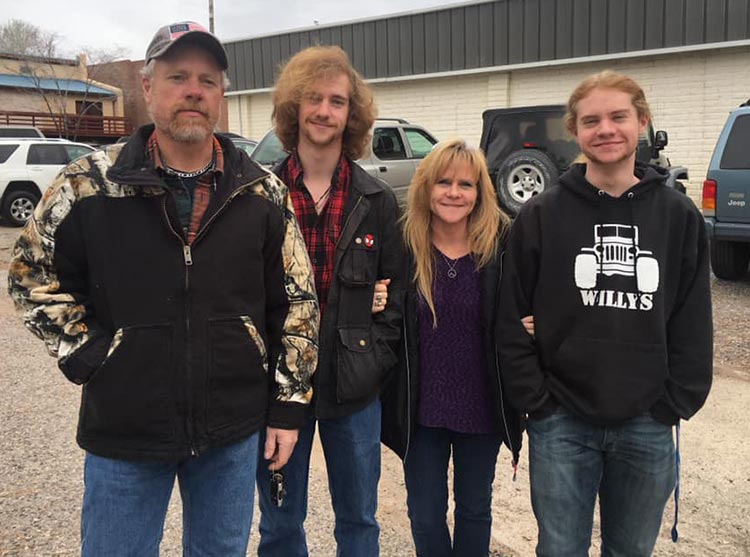 bradley harlow with family