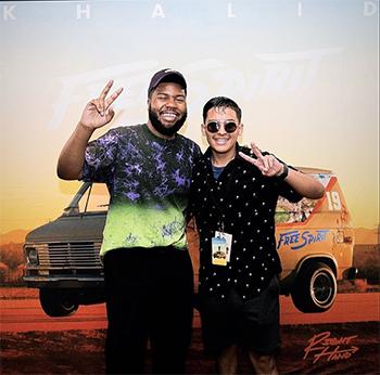 kevin mendiola with khalid