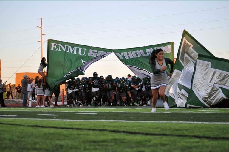 Marleigh Johnson in the ENMU Spirit Squad.