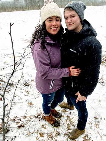 rebecca toledo with fiance