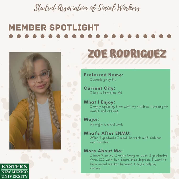 zoe rodriguez member spotlight