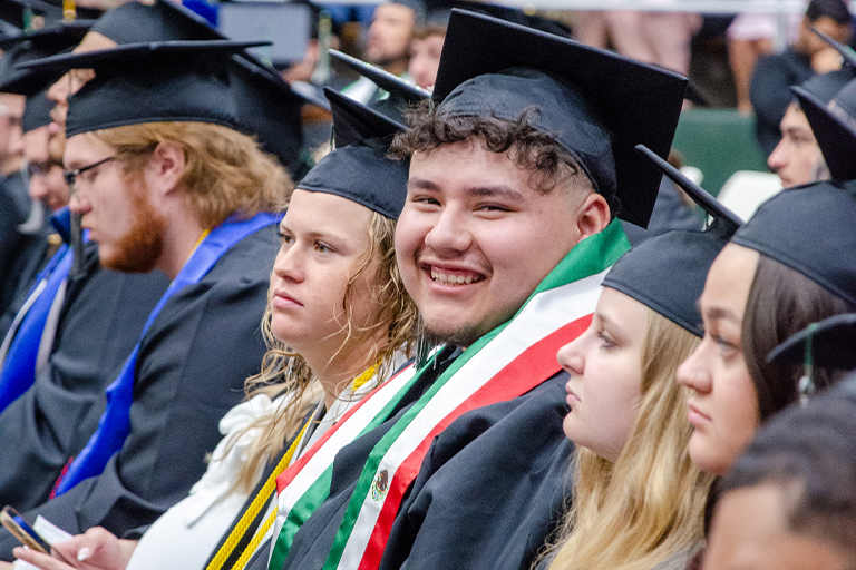 student graduating