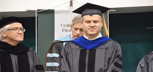 Faculty Receive Awards at Commencement