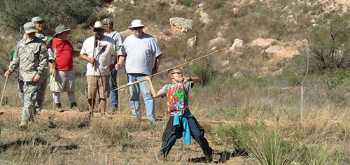 ENMU Atlatl Throw