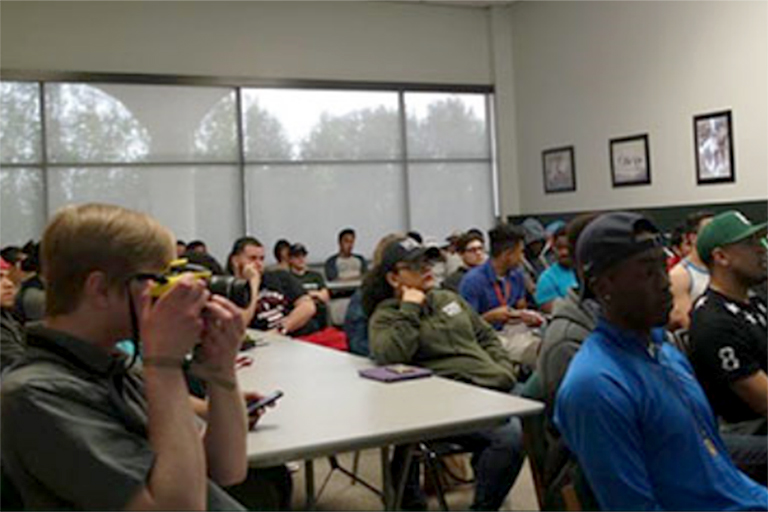 Reggie Moore talks about Eastern New Mexico University and ENMU African-American Affairs (AAA) stand against sexual harassment